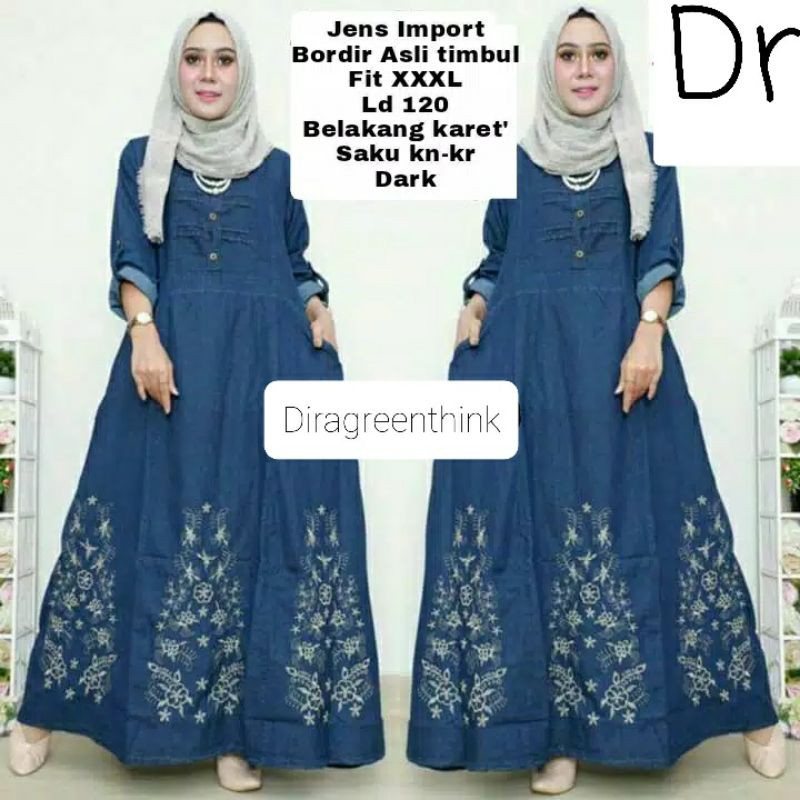GAMIS JEANS PREMIUM | GAMIS IMPORT JEANS PREMIUM | GAMIS JEANS MOTIF