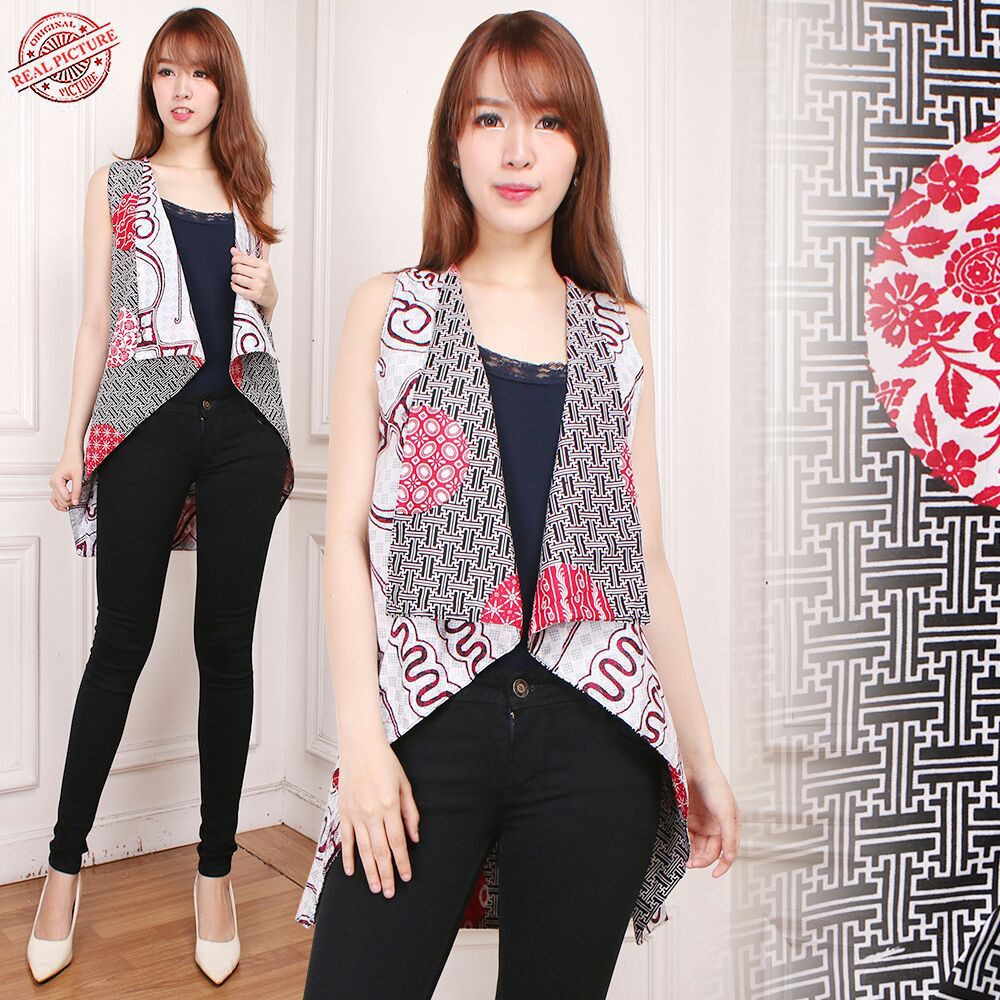 Kristin bolero batik rompi bolak balik