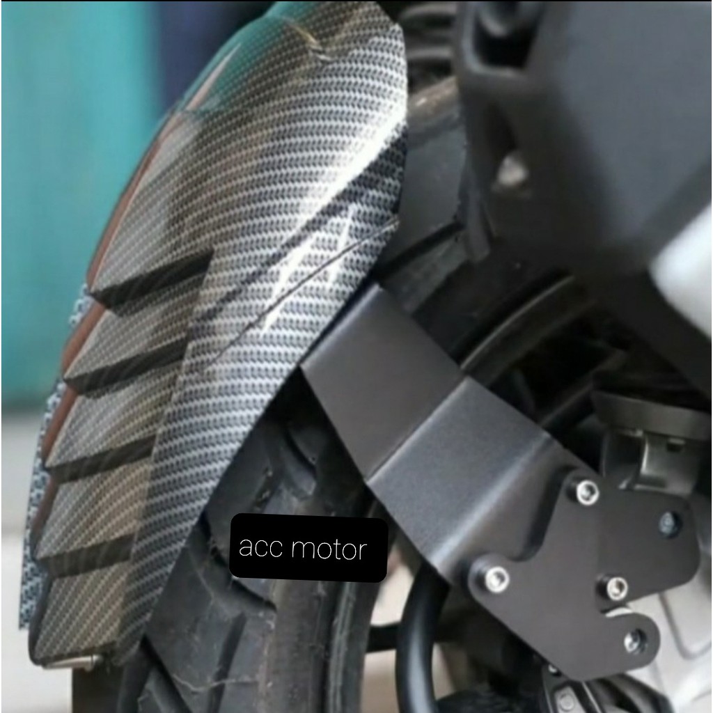 Spakbor belakang Mudguard anti ciprat honda adv 150 carbon nemo tipe shark