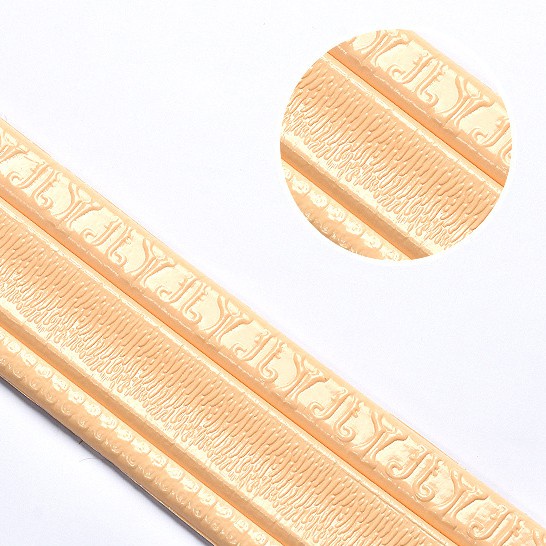 (COD)2.3 Meter 3D Stiker Dinding Dinding Perbatasan Hiasan Dinding Garis Perbatasan Hiasan Dinding Garis Skirting Garis Perbatasan Stiker Dinding Wallpaper Dekorasi Perekat Diri Tahan Air Strip-T1-7 Kuning 2.3Meter