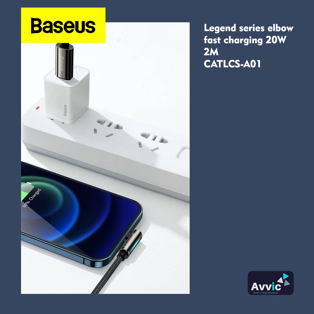 baseus kabel data gaming type c to iphone pd fast charging 20w 1 2m