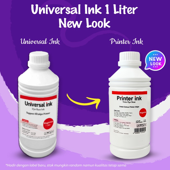 Tinta  1 Liter Refill GT51 GT52 GT53 Printer GT5810 GT5810 115 315 415 419 Deskjet 2335 2336 2135 2775 2776 Smart Tank 500 515 615 670 720