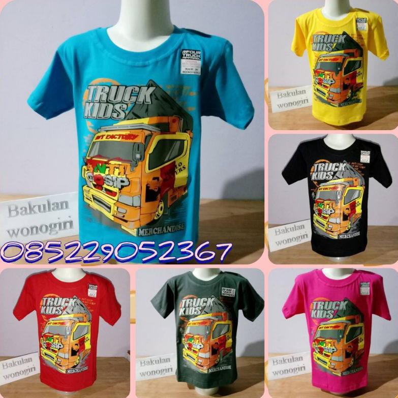 KAOS TRUCK OLENG ANAK ANTI GOSIP ANAK 1-7 Tahun KAOS TRUK ANAK KAOS TRUCK KIDS ORIGINAL (KODE W985)