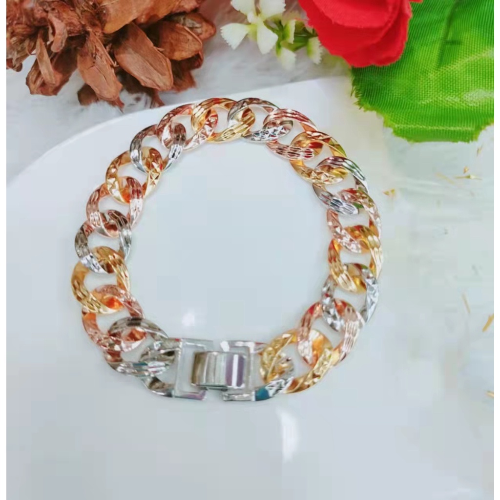 Gelang Kombinasi Lapis Emas Perhiasan Xuping Jewellery A-C(18cm)