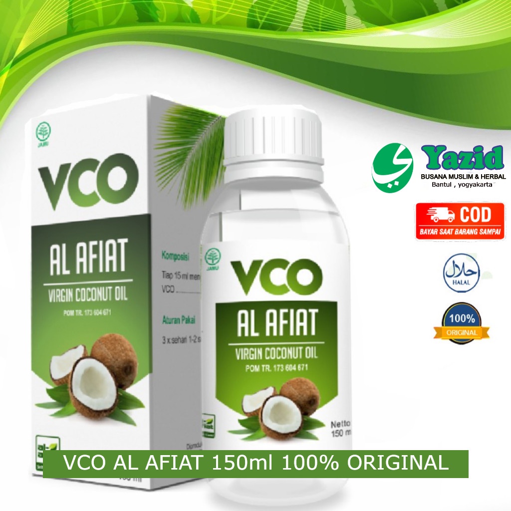 

VCO 60ml Virgin Coconut Oil - VCO Minyak Kelapa Murni Al Afiat