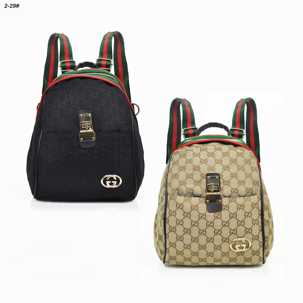 RANSEL GUCCI 2-29 LAV RANSEL IMPORT TAS RANSEL TAS PUNGGUNG WANITA RANSEL MULTIFUNGSI