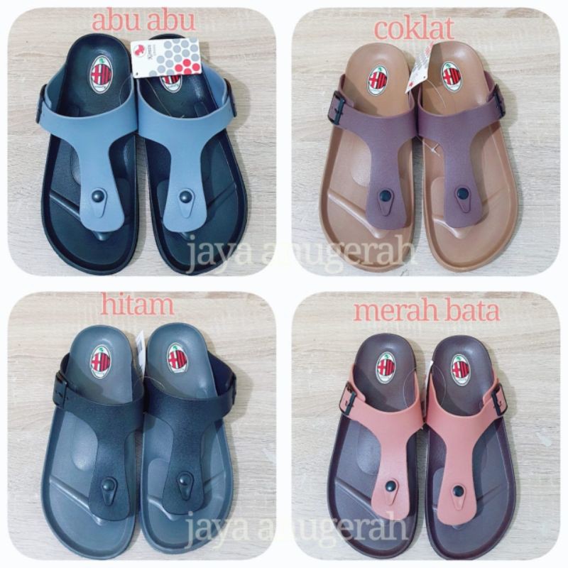 SANDAL KARET CASUAL PRIA RINGAN DAN NYAMAN DIPAKAI KOMIN K061