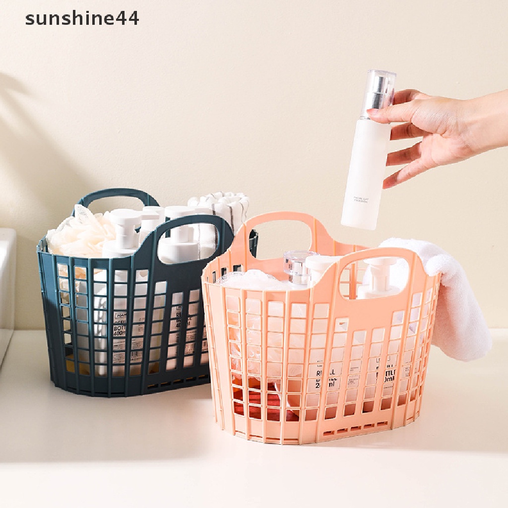 Sunshine Keranjang Organizer Lipat Portable Untuk Kamar Mandi