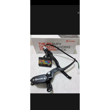 Handle master Rem brembo RCB Oval tabung Oval 1 set kiri kanan Black series Universal Matic bebek PN