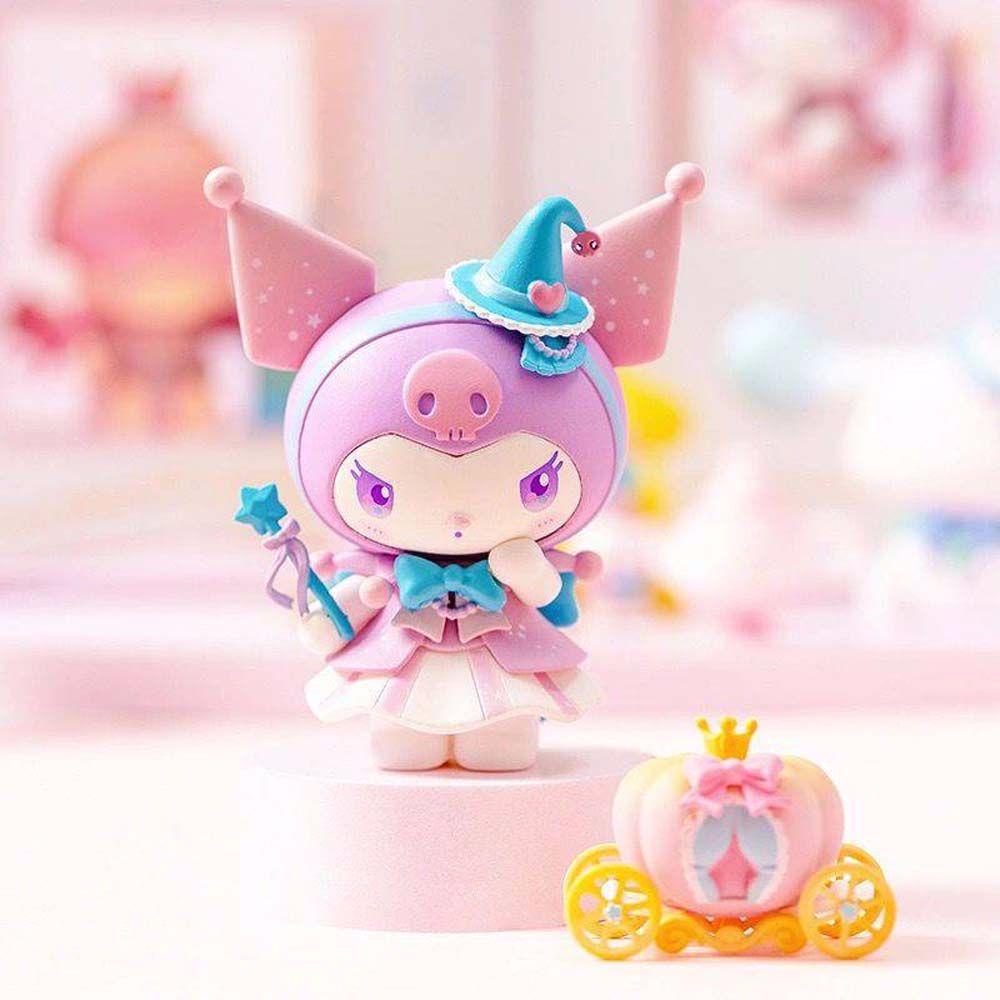 Lanfy My Melody Mainan Anak Lucu Model Koleksi Kuromi Dekorasi Desktop Cinnamoroll Figure Toys