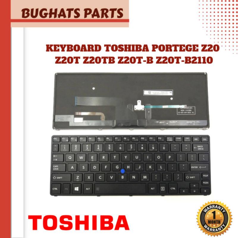 KEYBOARD TOSHIBA PORTEGE Z20 Z20T Z20TB Z20T-B Z20T-B2110