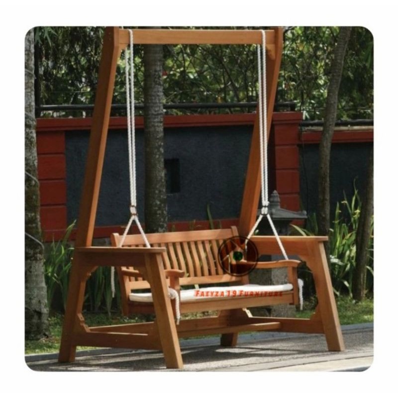 Ayunan kayu jati jepara