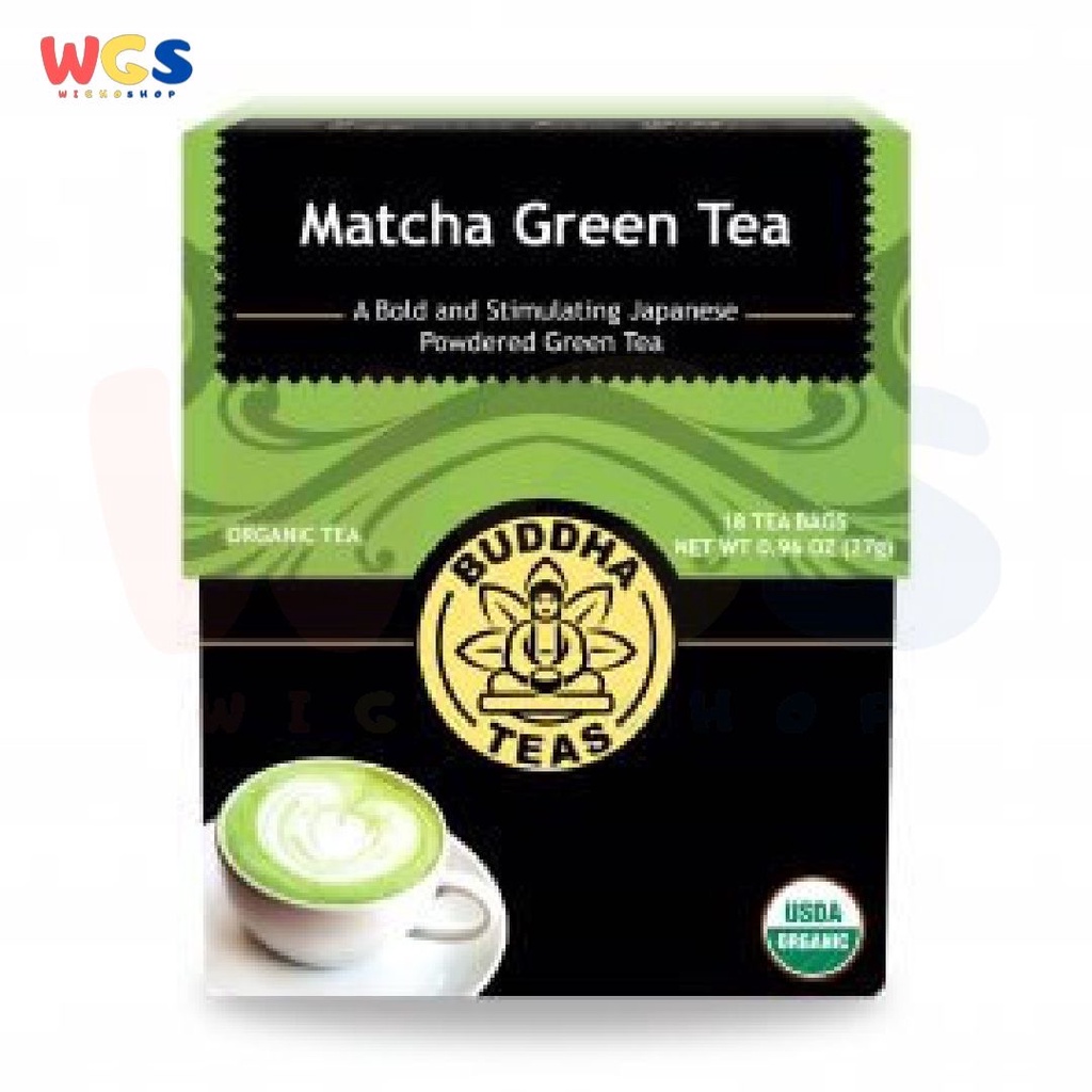 Buddha Teas Organic Matcha Green Tea Japanese Blend 18s x 1.5g