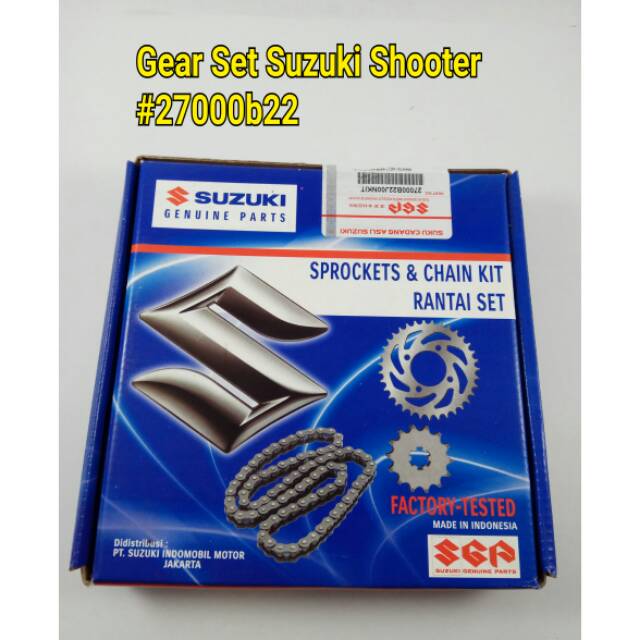 Rantai Gear Set Suzuki Shooter