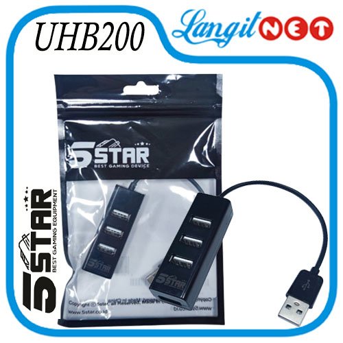 UHB200 5STAR USB 2.0 4PORT HUB