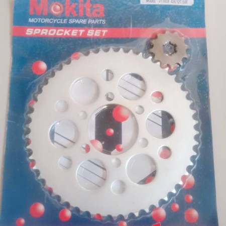 GEAR GIR SET DEPAN BELAKANG DT100 - DT 100 12T 50T