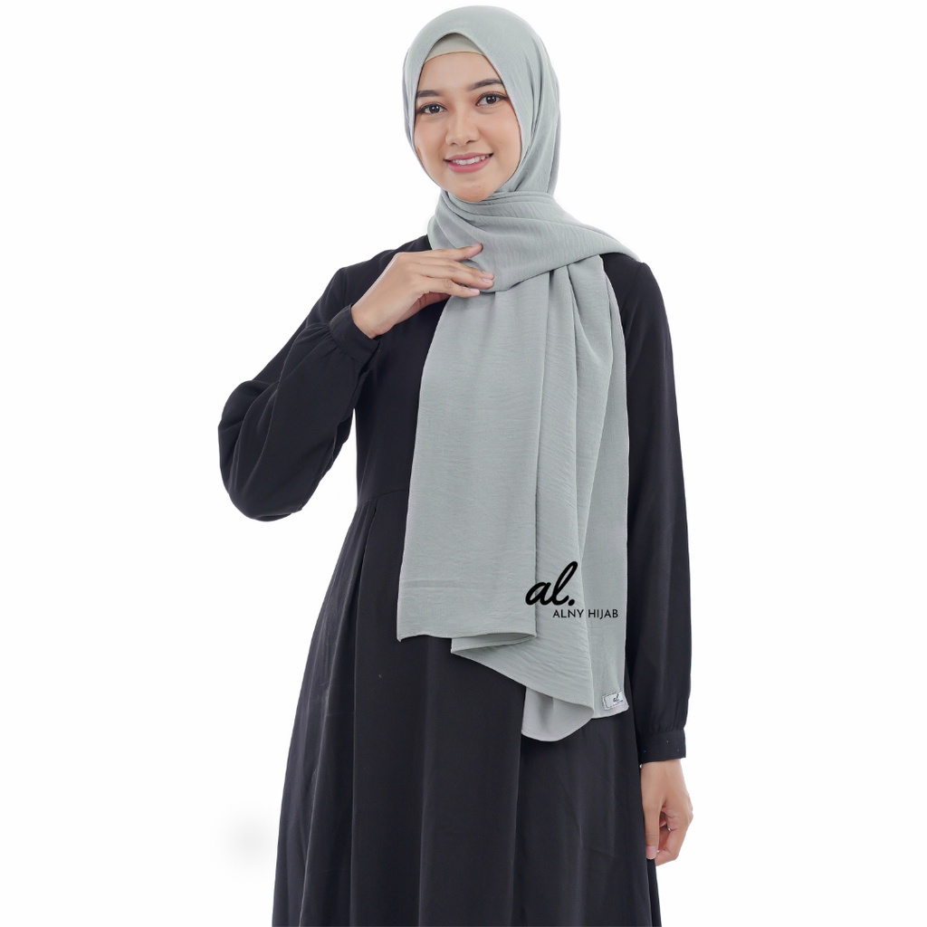 Alny Hijab - Pashmina Crinkle Airflow Premium