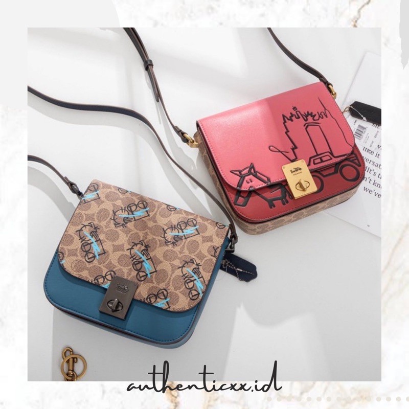 TAS WANITA HUTTON SADDLE BAG SKYLINE HORSE CARRIAGE