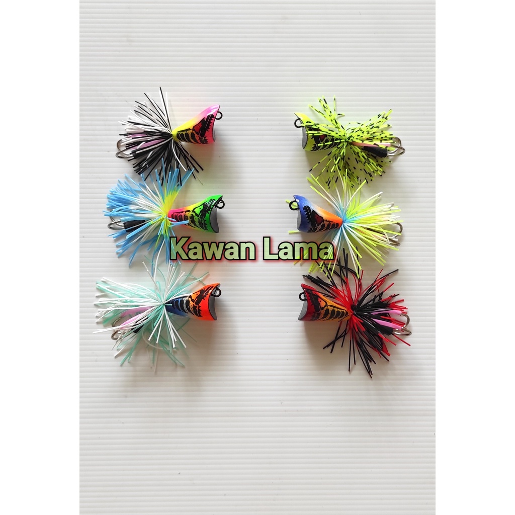 Umpan Mancing JUMP FROG Jaws 2.5-2.7 Cm  JUMP FROG Lure Jump Frog  MONCROT