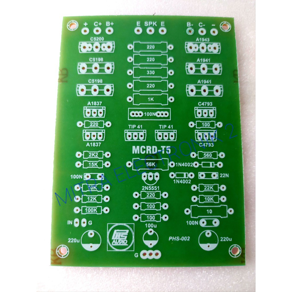 RAKITAN POWER AMPLIFIER PCB MCRD-T5