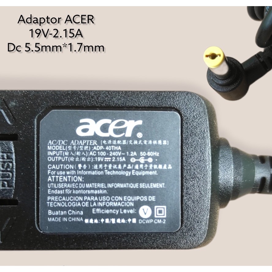 acer adaptor adaptor charger casan acer D257 D255 D270 V5 722 725 D260 ZG5 A150 532