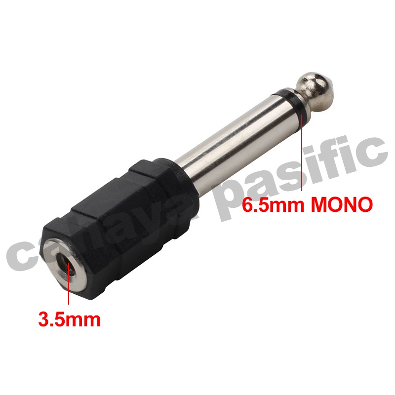 SAMBUNGAN JACK MINI mono 3.5MM TO JACK AKAI mono 6.5MM