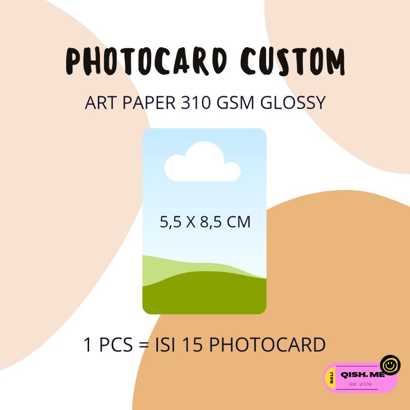Photocard Custom 310 gsm Glossy