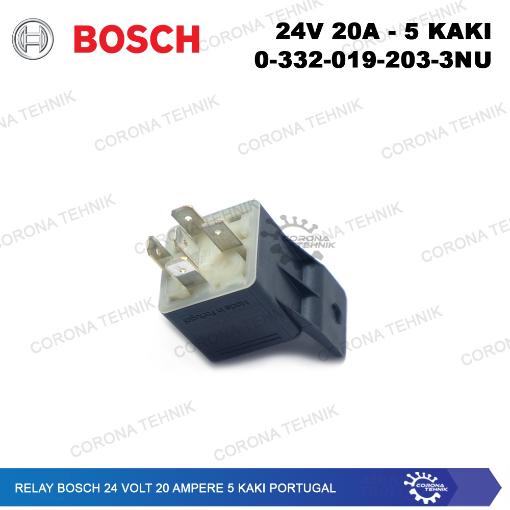 Portugal - Relay Bosch 24 Volt 20 Ampere 5 Kaki - 0-332-019-203-3NU