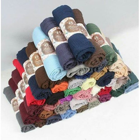 Jilbab Crinkle Pashmina Crinkle Pasmina Grosir