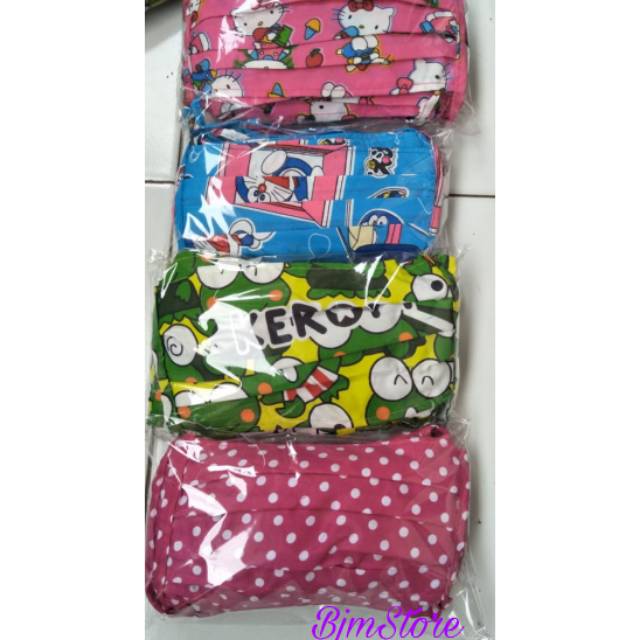 Masker Katun karakter Isi 12 pcs/per pack