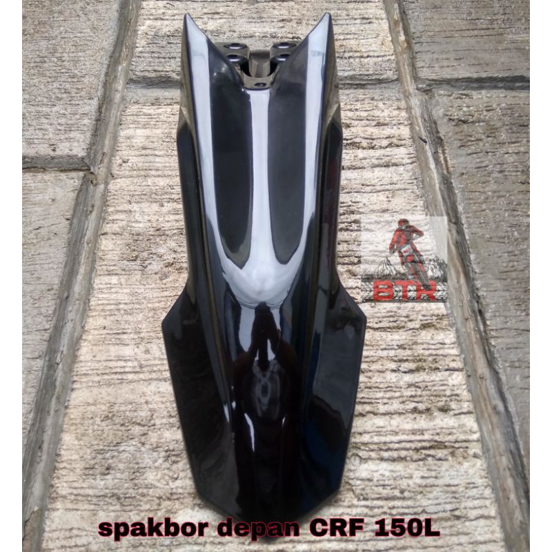spakbor depan CRF 150L slebor depan honda CRF 150L hitam