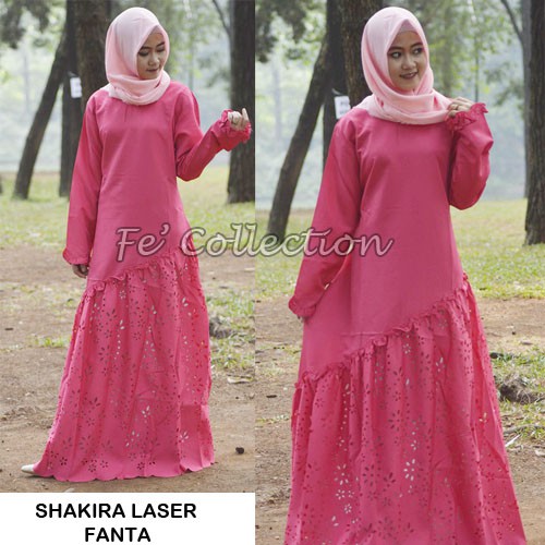 Gamis SHAKIRA -pink fanta