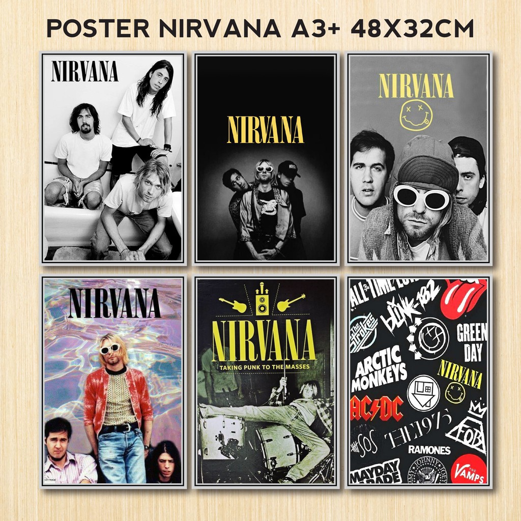 Poster Band Nirvana A3+ 48x32cm