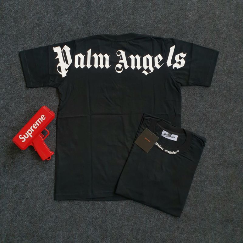 PALM ANGELS | KAOS PALM ANGELS LOGO - TSHIRT DISTRO PREMIUM FULL TAG