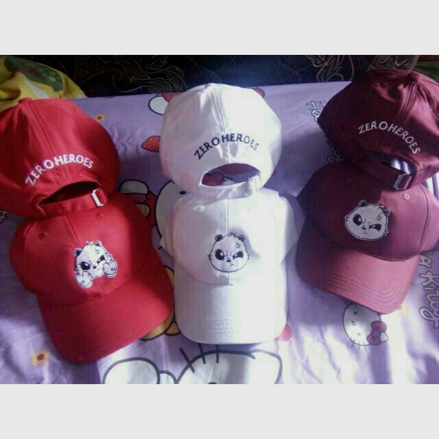 Topi kitout/topi panda/topi kekinian