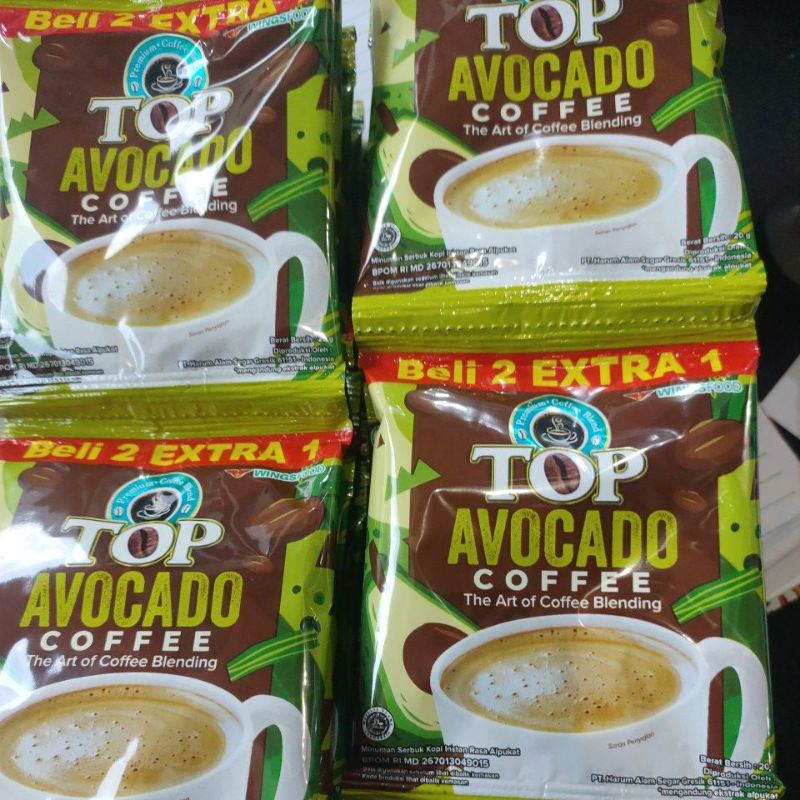 

kopi top avocado 20g x 15 sachet kopi sachet