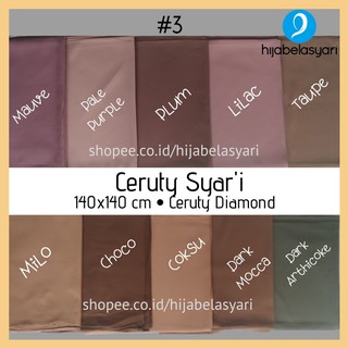 Umama Scarf Hijab Jilbab  Segi Empat Ceruti Syari Diamond 