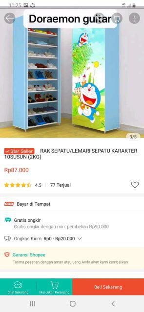 New Item !!! Rak Sepatu 10susun - Merek Shenar