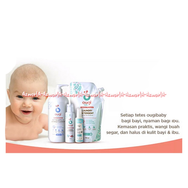 Ougi Baby Laundry Detergent Cair Konsentrat 900ml Sabun Cuci Pakaian Bayi Anak Laundri Londri