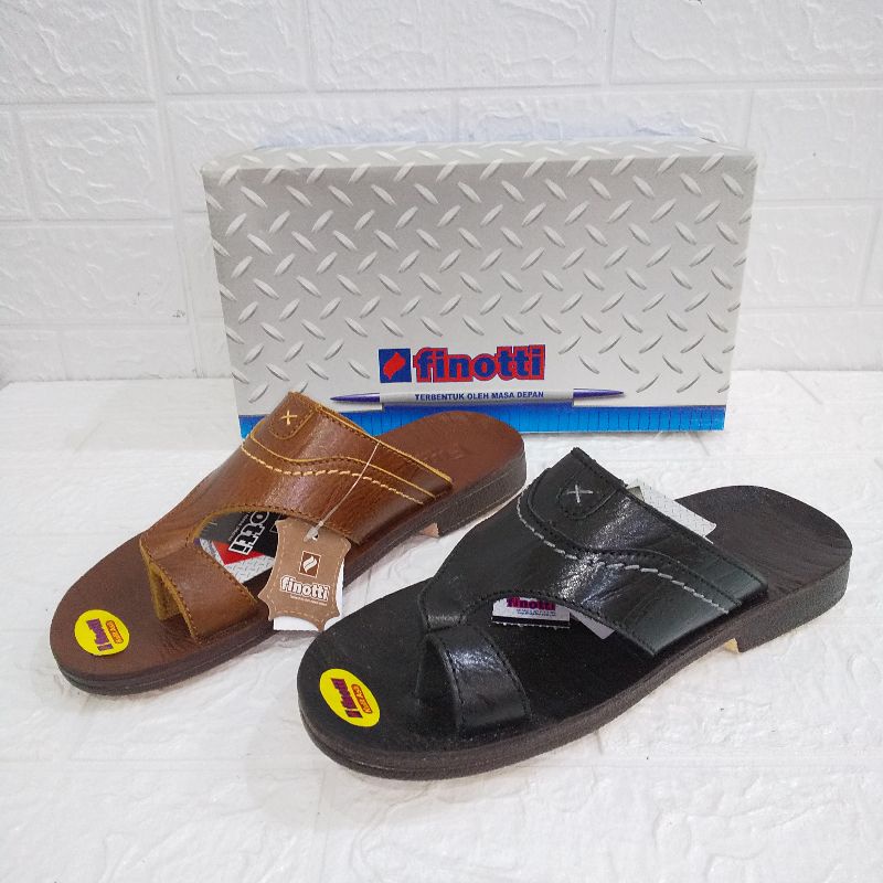 Sandal kulit Finotti VR 09 | Sandal Sopan finotti | Sandal Kokop finotti