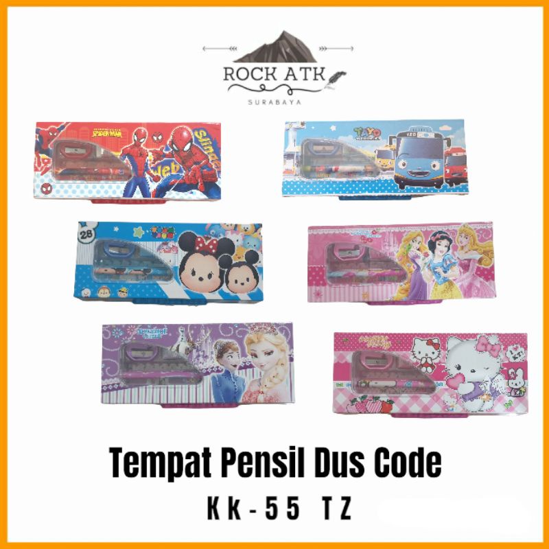 

Pensil case / kotak pensil / tempat pensil / tepak pensil karton pasword+ study set fancy KK-55 MURAH