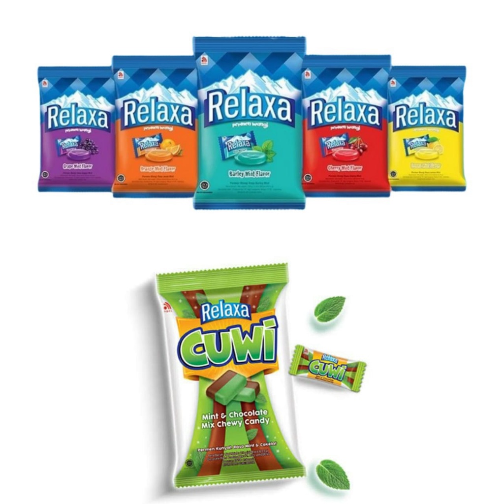 

Relaxa Permen Wangi 125gr | Relaxa CHUWI choco mint | Twish [Nuchan's Mart]