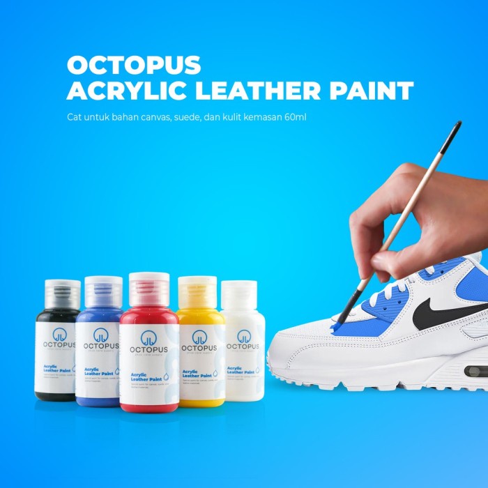 

Produk Terbaru Sell Octopus Acrylic Leather Paint Cat Sepatu Canvas Suede & Kulit Dea