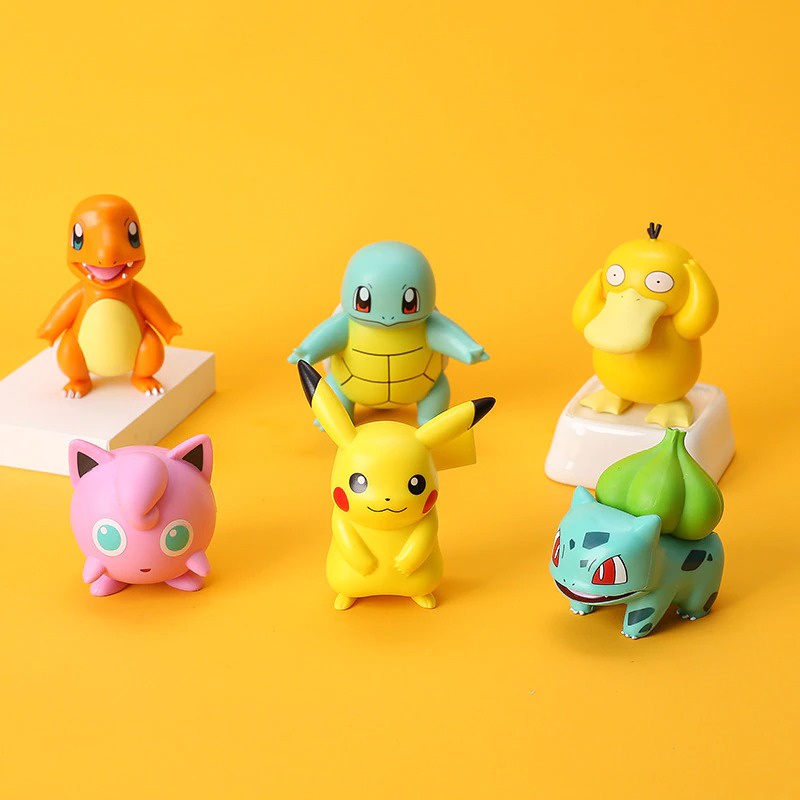 Action Figure Karakter Pokemon 6 PCS - XPY06 - Multi-Color