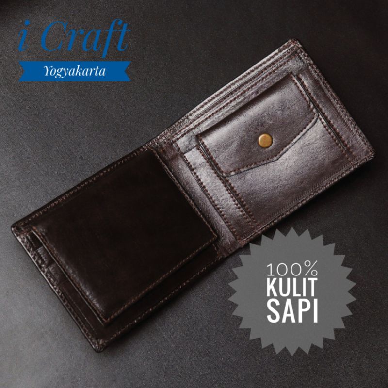 Dompet Kulit Pria / Wanita Kulit Sapi Original