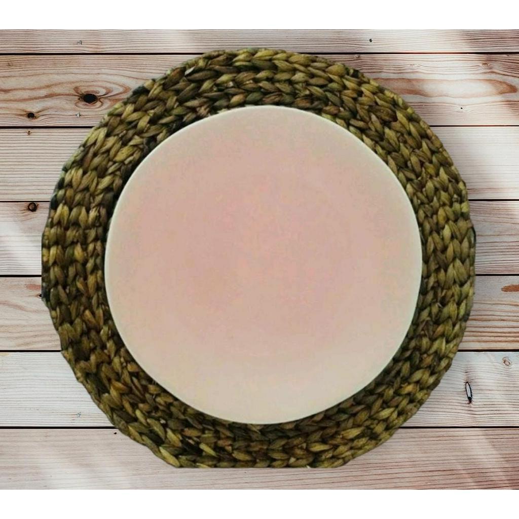 PIRING MAKAN CANTIK WARNA PINK BAHAN KERAMIK  D25CM,QUALITY PREMIUM