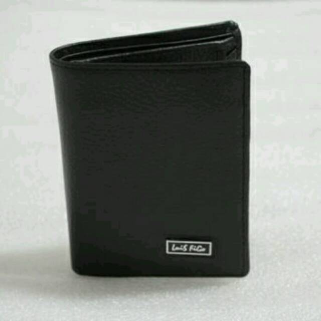 Dompet pria kulit original Luis Figo berdiri/tegak code 2162