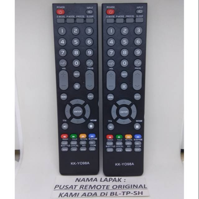 REMOTE REMOT TV LED LCD KONKA KK-Y098A GRADE ORIGINAL