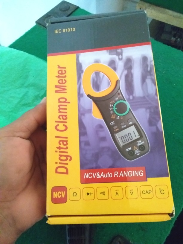 【 Ready Stock】 Njty Multimeter Digital 2000 Counts Auto Range Dengan Tester Ac / Dc Voltage Ac / Dc