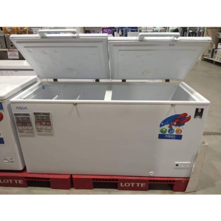 Box Chest Freezer 550 Liter Ukuran Besar 500 Liter Besar Aqua AQF-550R AQF550R